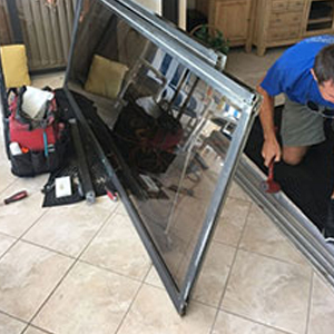 sliding glass door frame repair Lindsay